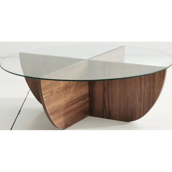 Lily salontafel Ø90 cm - Walnoot Lily salontafel Ø90 cm - Walnoot