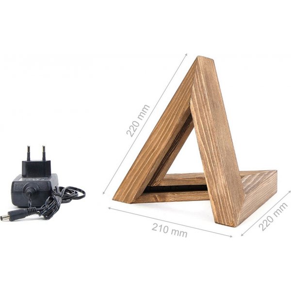 Lampe à poser Cheops 2 - Marron Lampe à poser Cheops 2 - Marron