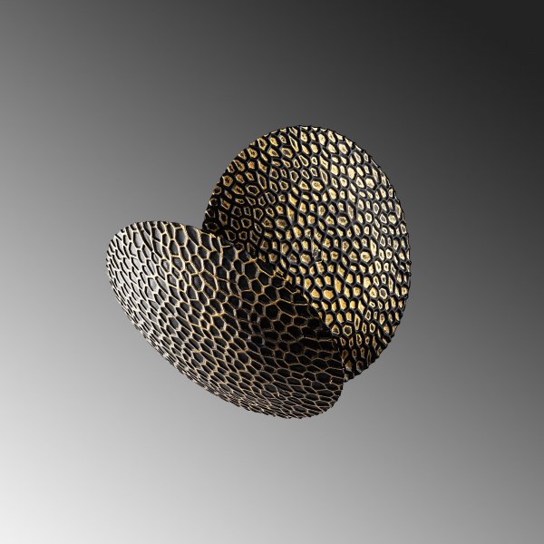 Yosma vägglampa - Svart/guld Yosma vägglampa - Svart/guld