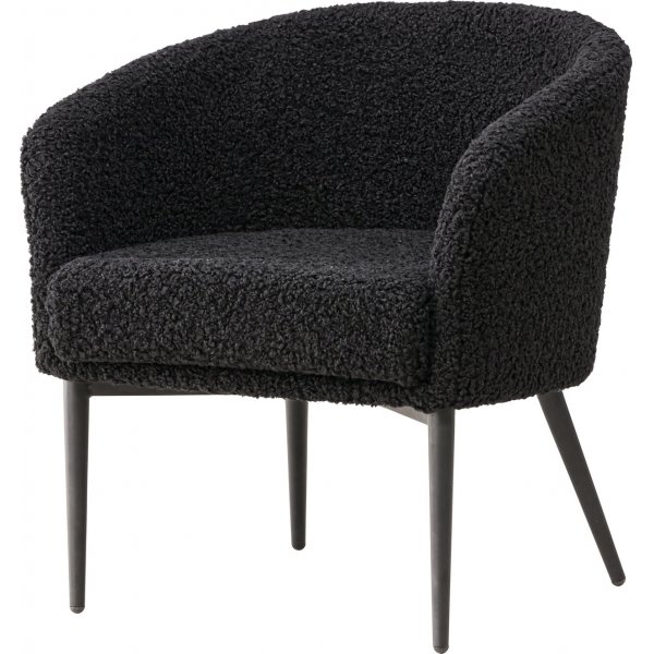 Fluffy fåtölj - Svart Fluffy fåtölj - Svart
