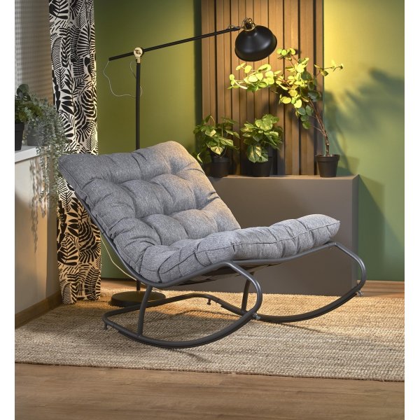 Fauteuil à bascule Gatto - Gris Fauteuil à bascule Gatto - Gris