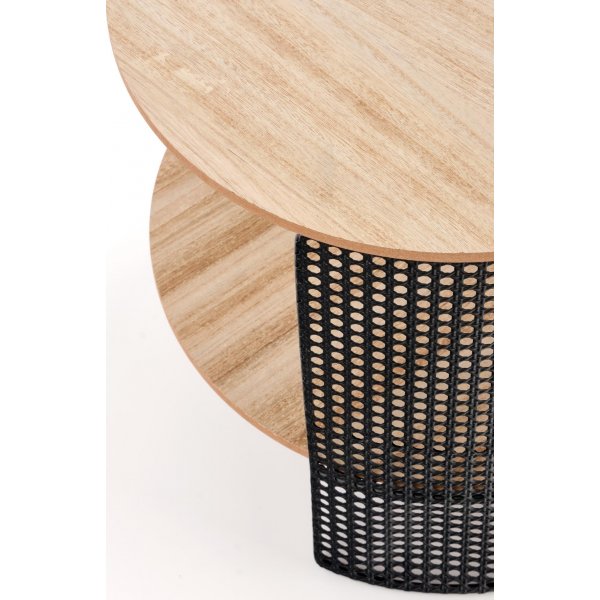 Table basse Trafica 41 cm - Beige/noir