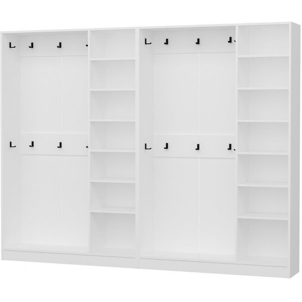 Meuble d\\\'entrée Armadio L 270 x 35 x 210 cm - Blanc Meuble d\\\'entrée Armadio L 270 x 35 x 210 cm - Blanc