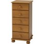 Richmond smal byr med 5 ldor - Brun