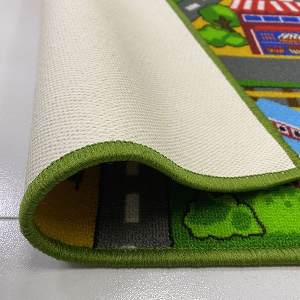 Barnmatta Trafikmatta 4 Tuftad - 133x175 cm Barnmatta Trafikmatta 4 Tuftad - 133x175 cm