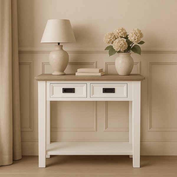Konsolbord vintage med ldor