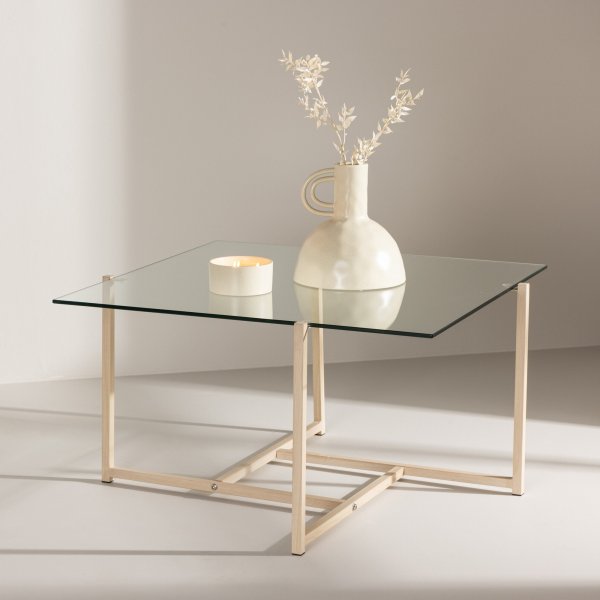 Hybrid soffbord 80 x 80 cm - Whitewash Hybrid soffbord 80 x 80 cm - Whitewash