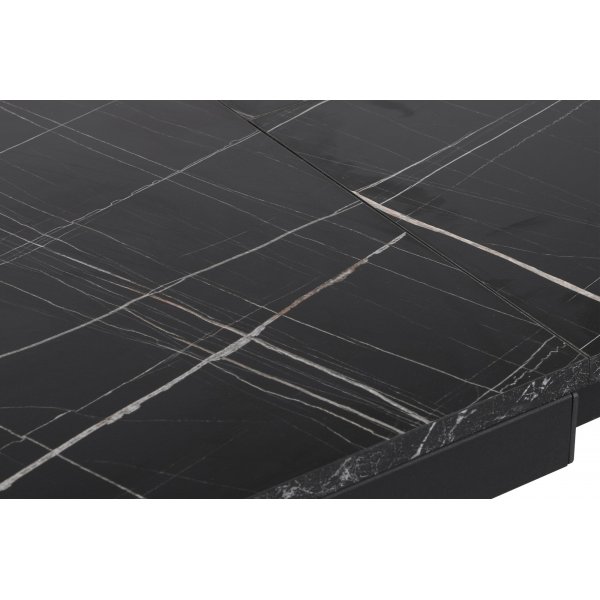 Table  manger Silva 120-187 x 74 cm - Noir