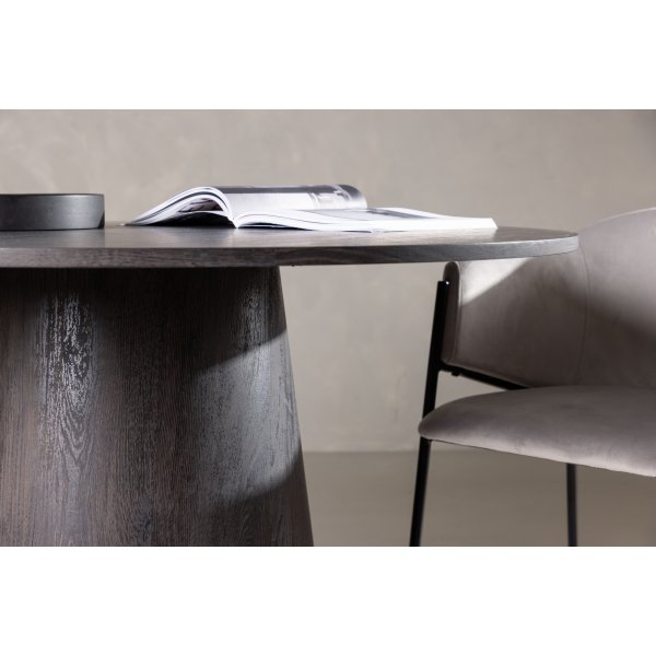 Matbord Lanzo Ø120 cm - Bord i mocca Matbord Lanzo Ø120 cm - Bord i mocca