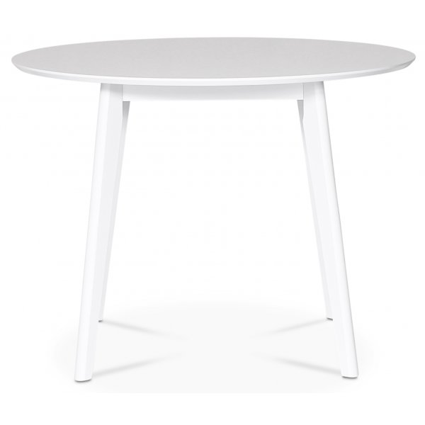 Runt matbord med 4 st svarta pinnstolar