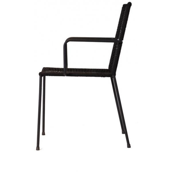 Rope matstol - Svart