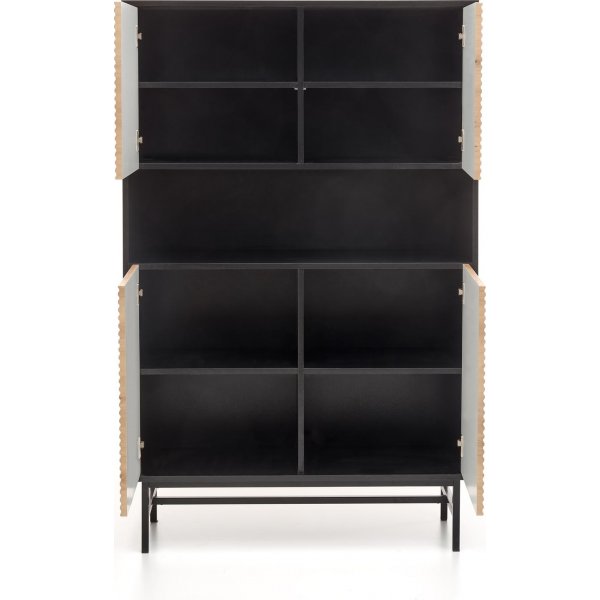 Armoire Laguna - Chêne artisanal/noir Armoire Laguna - Chêne artisanal/noir