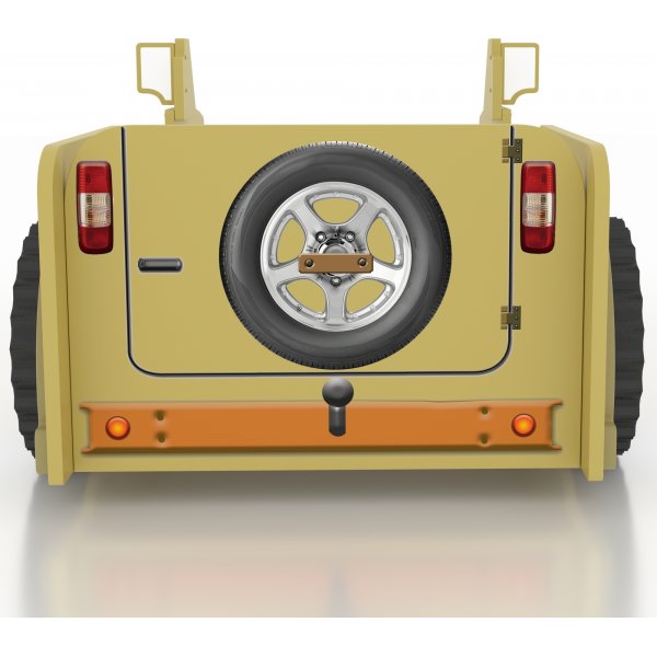 Jeep safari barnsäng - Gul Jeep safari barnsäng - Gul