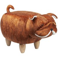 Hund sittpuff - Brun Hund sittpuff - Brun
