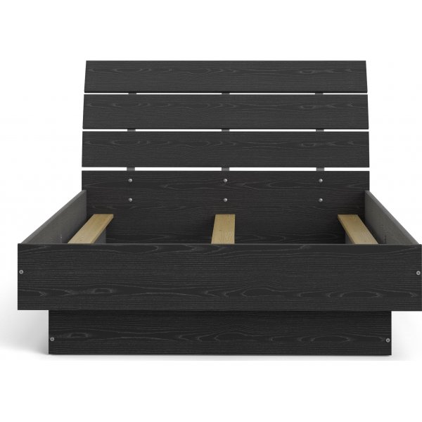 Naia bedframe 137 x 191 cm - Zwart