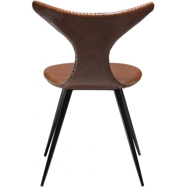 Chaise de salle à manger Dolphin - Marron clair vintage Chaise de salle à manger Dolphin - Marron clair vintage