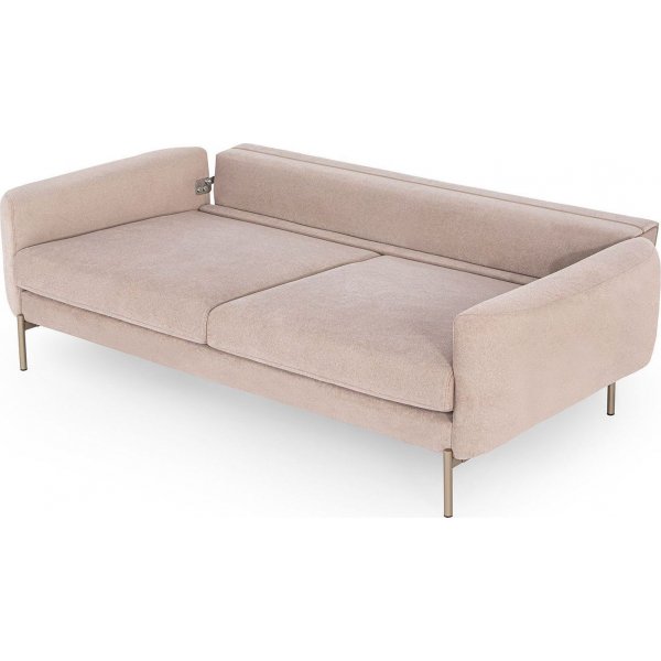 Mint 3-sits soffa - Puderrosa