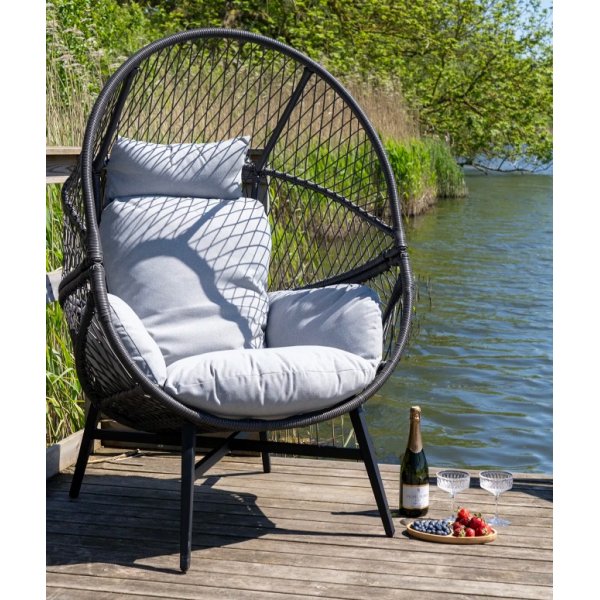 Rosario loungeftlj - Svart