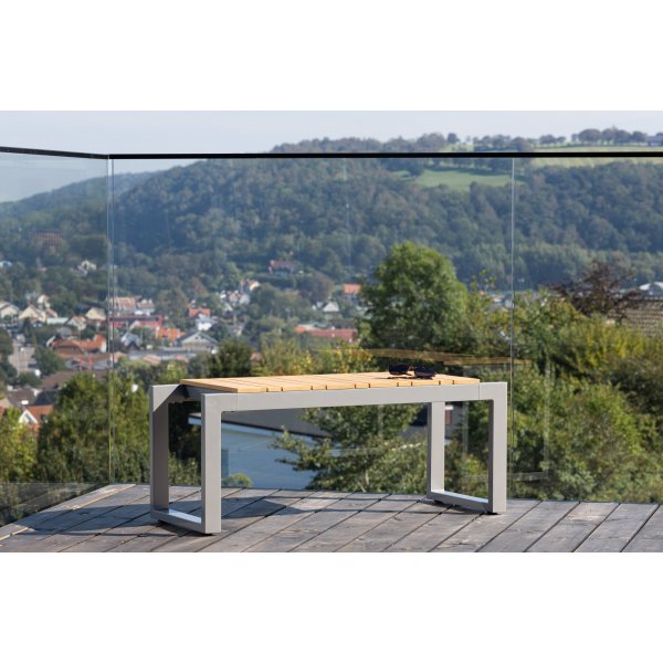 Banc Zenia - Gris foncé/naturel Banc Zenia - Gris foncé/naturel