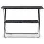 Paladium konsolbord 110 x 35 cm - Krom / Gr marmor