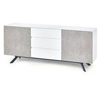 Bessie sideboard - Vit/betongmönster Bessie sideboard - Vit/betongmönster