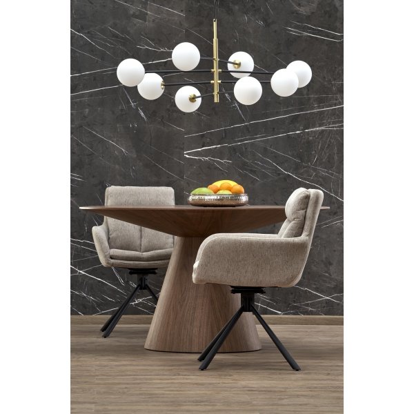 Float runt matbord i valnöt Ø137 cm Float runt matbord i valnöt Ø137 cm