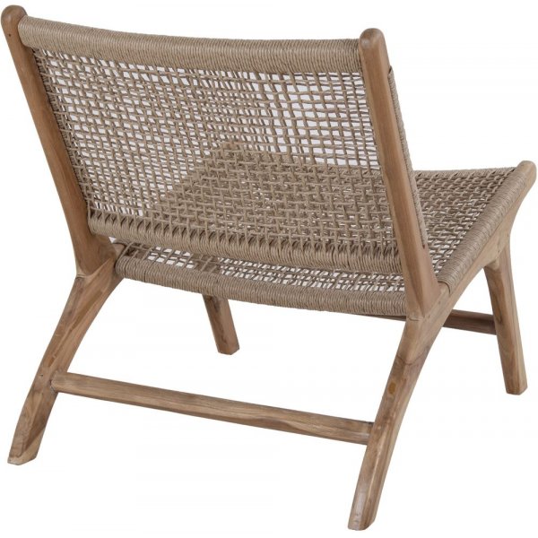 Derby Fauteuil - teak/rotan