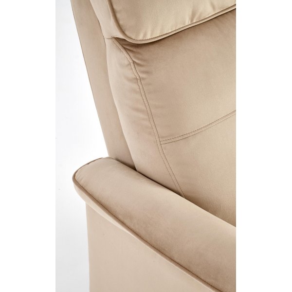 Semir elektrisk reclinerfåtölj med USB - beige sammet Semir elektrisk reclinerfåtölj med USB - beige sammet