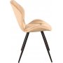 Ginger matstol - Beige sammet