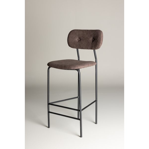 Tabouret de bar Ralf - Noir/Marron Tabouret de bar Ralf - Noir/Marron