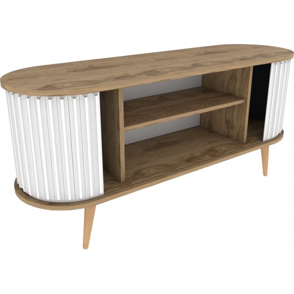 Banc multimdia Stormy - Chne/blanc