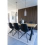 Bordeaux matbord 200 x 95 cm - Fiskbensmnstrad ek