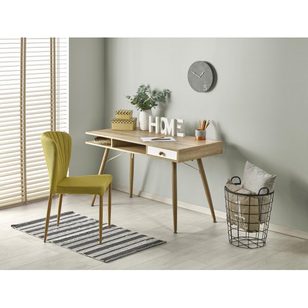 Bureau Miriam 120x60 cm - Chne Sonoma/blanc