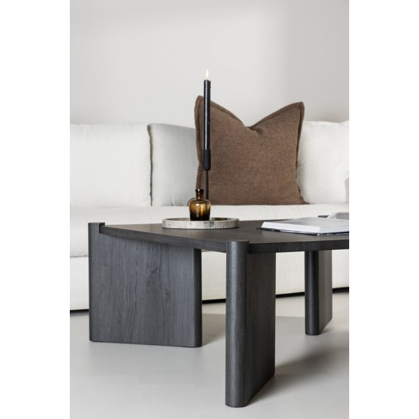 Table basse Rogaland 100 x 100 cm - Noir Table basse Rogaland 100 x 100 cm - Noir