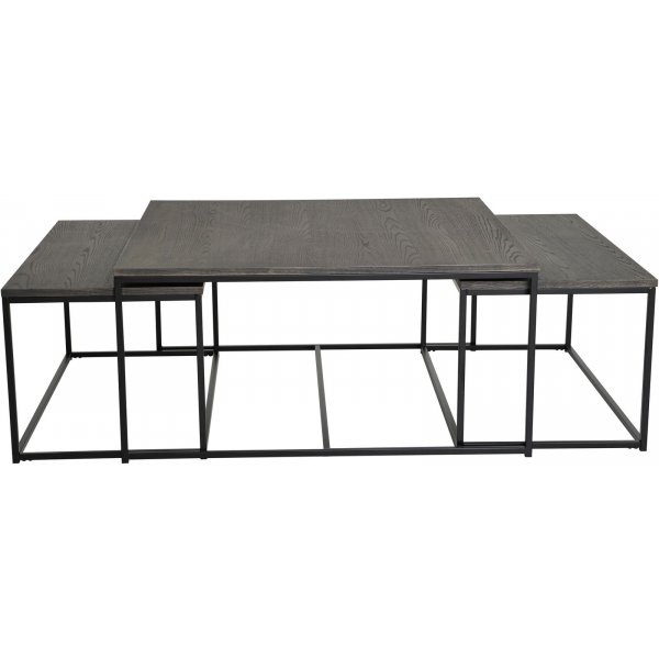 Ensemble de table basse Andora - Marron foncé Ensemble de table basse Andora - Marron foncé