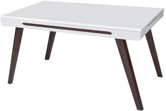 Balder matbord 145-185 cm - Vit/wenge brun Balder matbord 145-185 cm - Vit/wenge brun