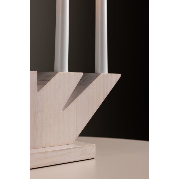 Lampe de table Verbier - Blanchi  la chaux