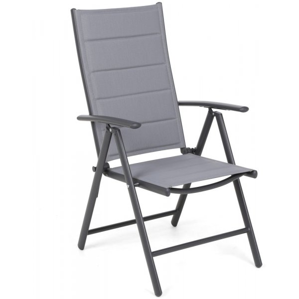 Utematgrupp Ibiza bord med 8 st positionsstolar - Gr/mrk gr