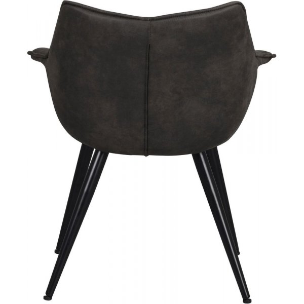 Echo karmstol - M�rkgr�/svart