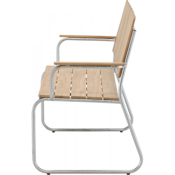 Holmsund sittbänk - Natur/Silver Holmsund sittbänk - Natur/Silver