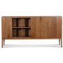 Nova sideboard med skjutdrrar - Valnt