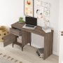 Aristo skrivbord 120x44,5 cm - Brun/antracit