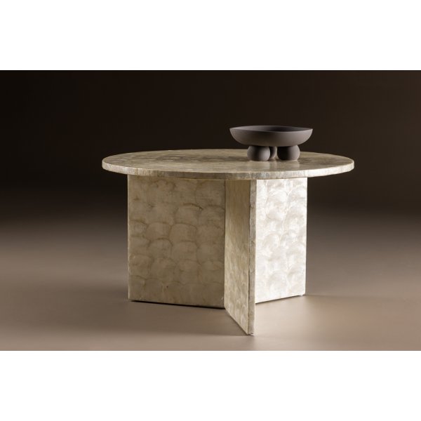 Smögen soffbord Ø70 cm - Ljusgrå Smögen soffbord Ø70 cm - Ljusgrå