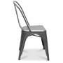 Matgrupp Berivan 102142 cm ek/vit med 4 st Industry stolar i borstat stl