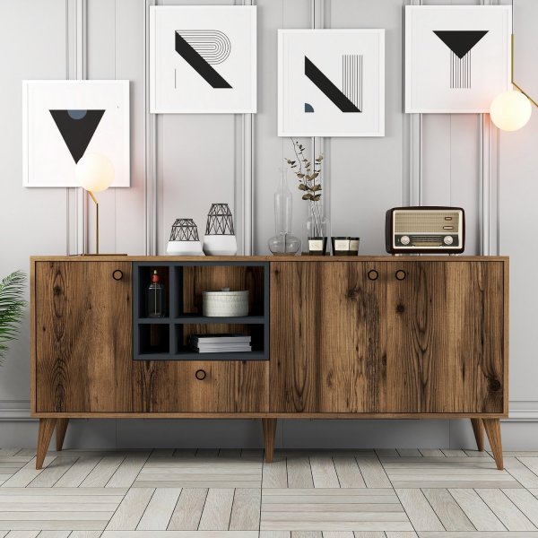 Buffet Nappa - Noyer