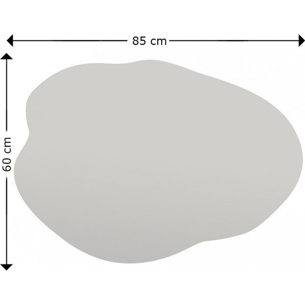 Miroir mural Ozzy - Noir Miroir mural Ozzy - Noir