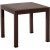 Groupe de salle  manger d\\\'extrieur Meco avec chaises  structure - Marron