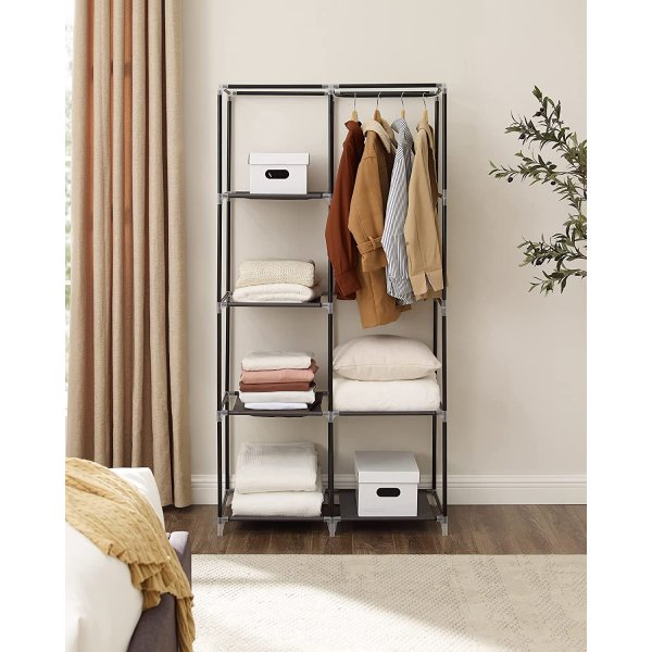 Armoire Katerina 88 x 168 cm - Noir