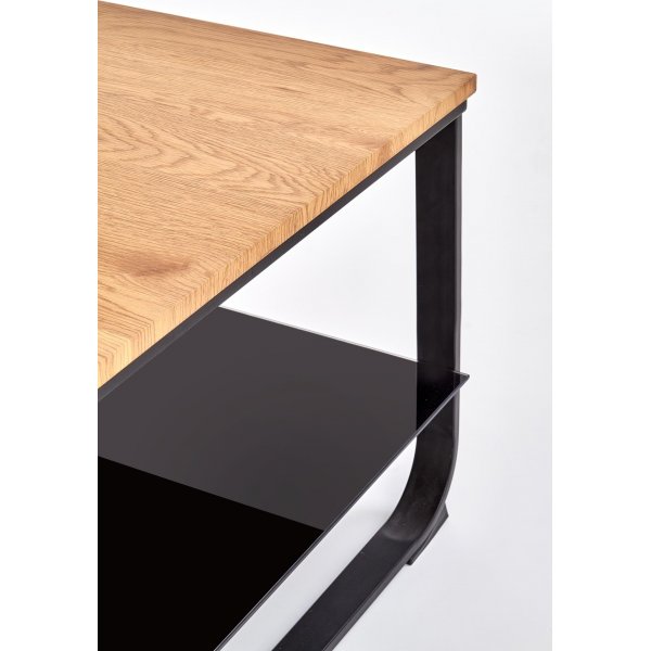 Table basse Polite 105 x 55 cm - Chêne/noir Table basse Polite 105 x 55 cm - Chêne/noir