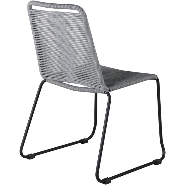 Lindos matstol - Grå/Svart Lindos matstol - Grå/Svart
